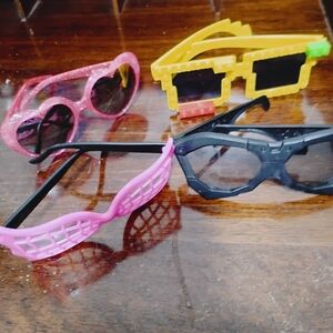 Source Unknown Kids Sunglasses Set — Pink, Yellow & Black Styles